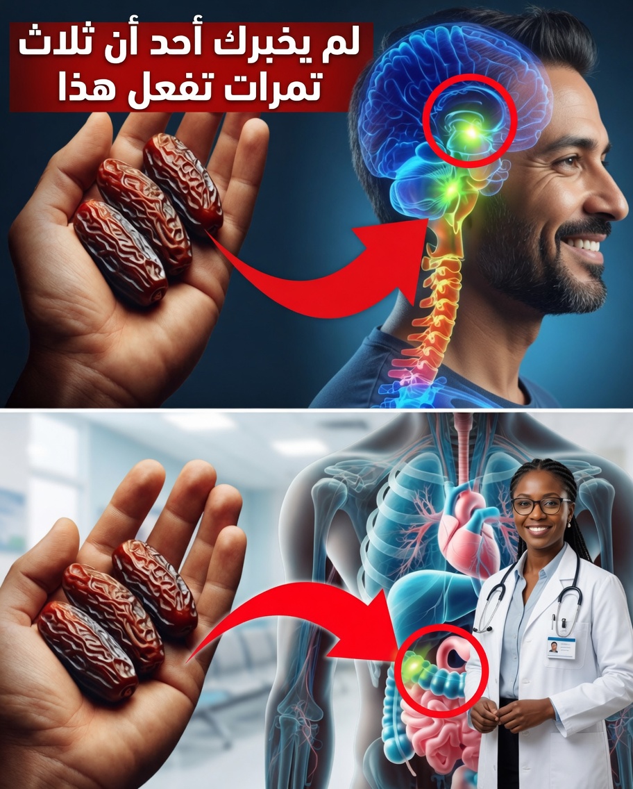 تناول 3 حبات تمر يوميًا لمدة 30 يومًا: العادة الطبيعية البسيطة التي يمكن أن تُحوّل طاقتك وهضمك ومزاجك
