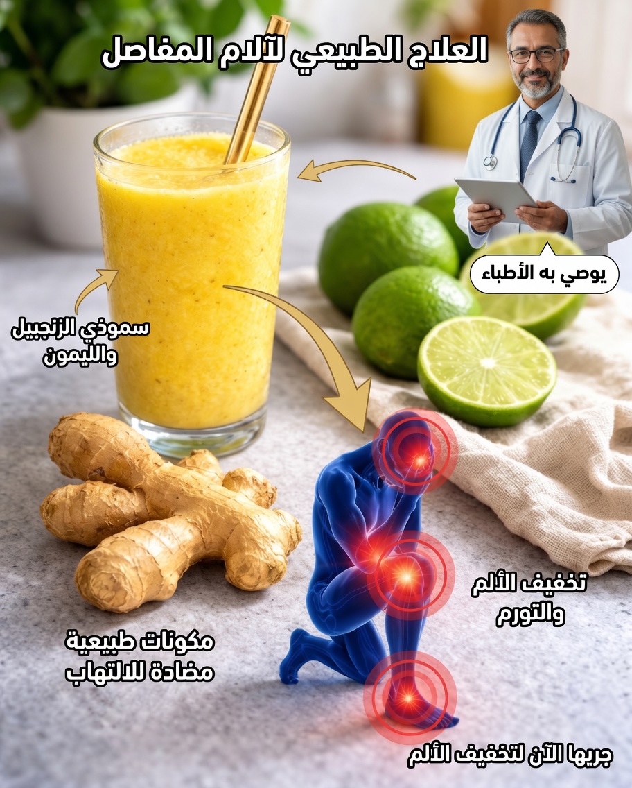 المشروب الصباحي المنسي الذي يجعل شرايينك تتنفس من جديد: حسّن الدورة الدموية بالزنجبيل والليمون