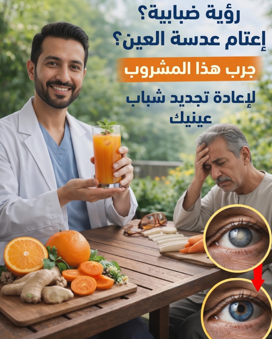 كيفية دعم صحة عينيك بشكل طبيعي بعصير منزلي بسيط