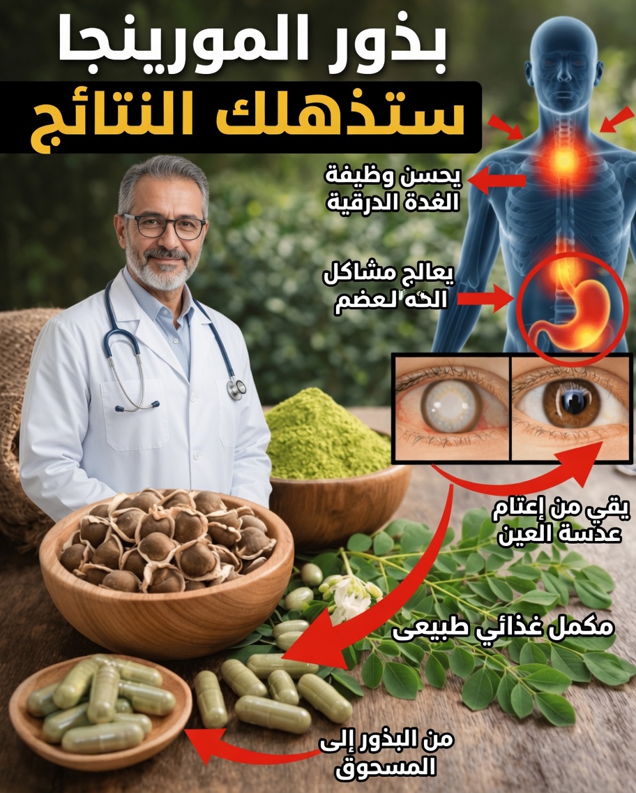 اكتشف 12 فائدة غير معروفة لبذور المورينغا لرفاهيتك اليومية