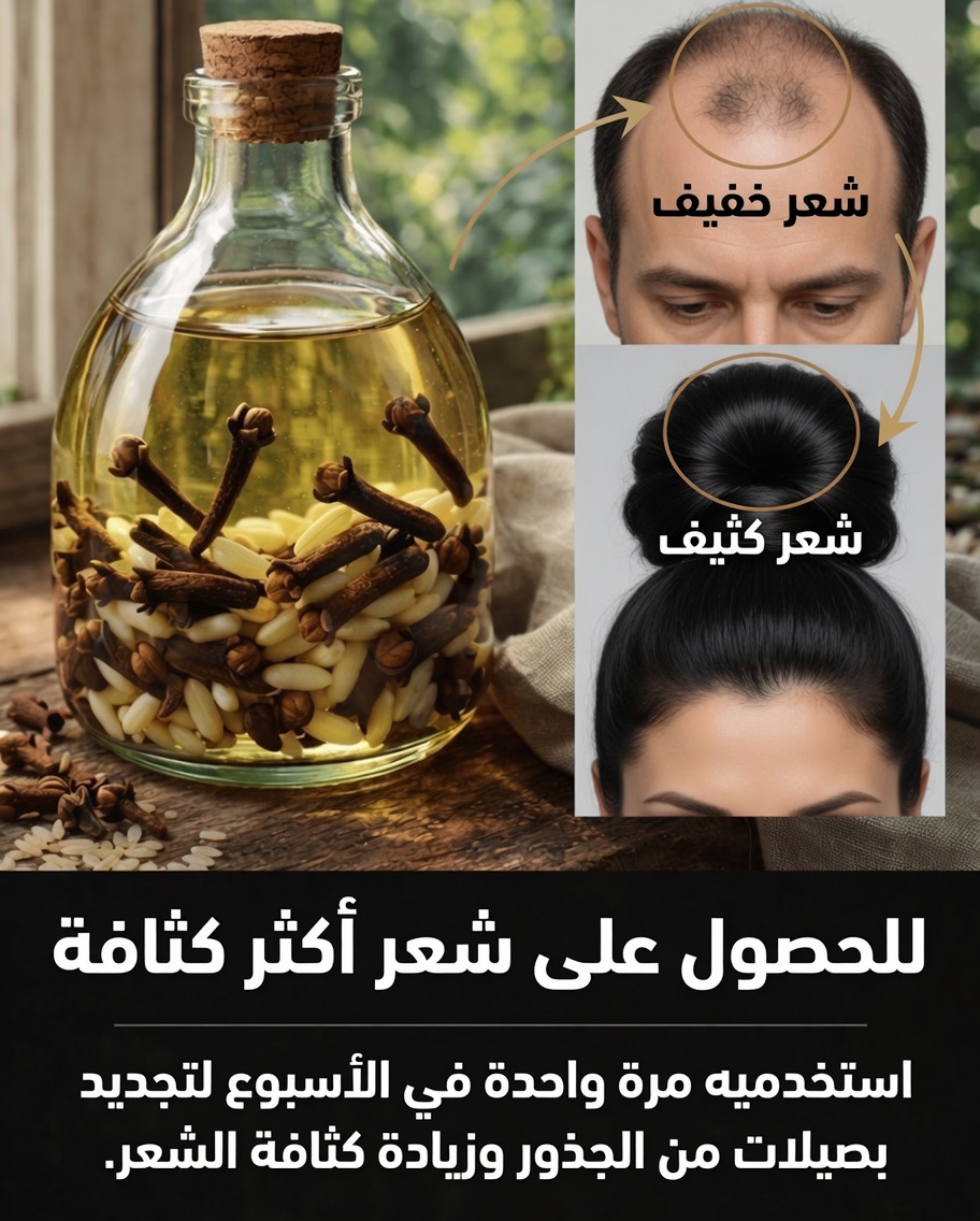 كيفية صنع زيت طبيعي من القرنفل والأرز لشعر أقوى وأكثر كثافة
