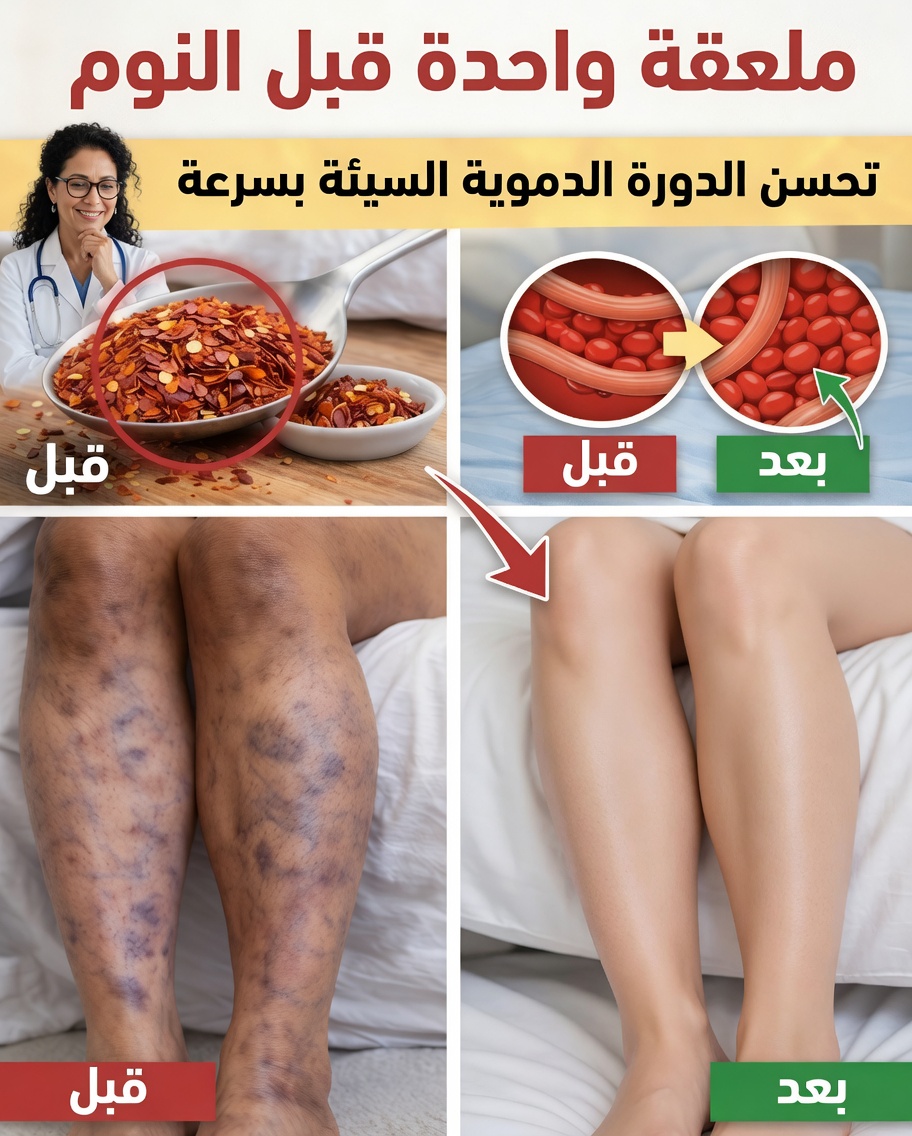 استيقظ بساقين أخفّ: 6 أطعمة ليلية قد تدعم الدورة الدموية (+ اختبار بسيط لمدة 3 ليالٍ)