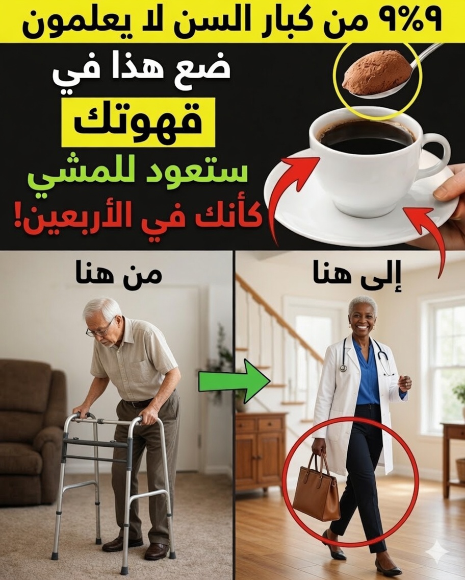 لماذا يضيف كبار السن هذا المسحوق إلى القهوة (فوائد قد تغيّر حياتك!)