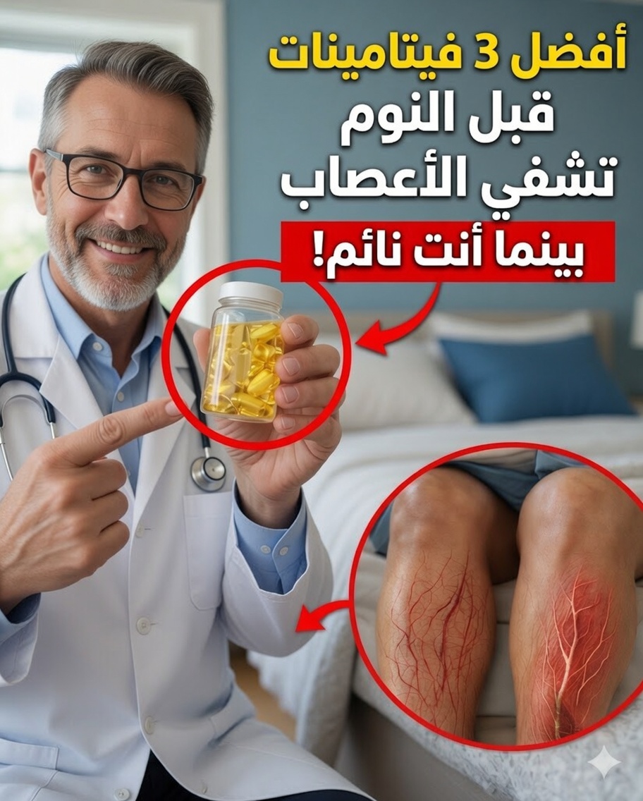 ٣ فيتامينات ليلية يمكن أن تُحوّل قوة الساقين بعد سنّ الستين