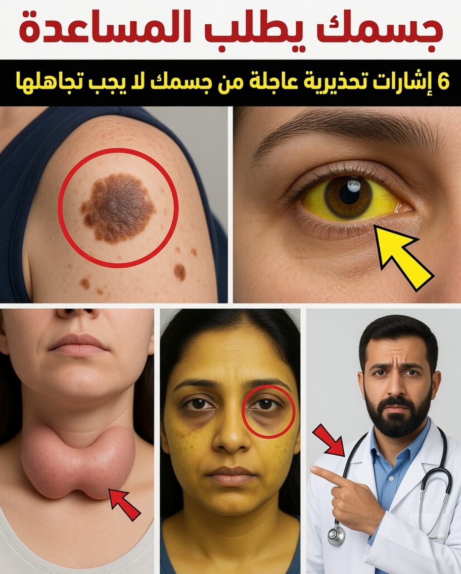 6 إشارات عاجلة من الجسم لا يجب أن تتجاهلها أبداً بعد سن الأربعين