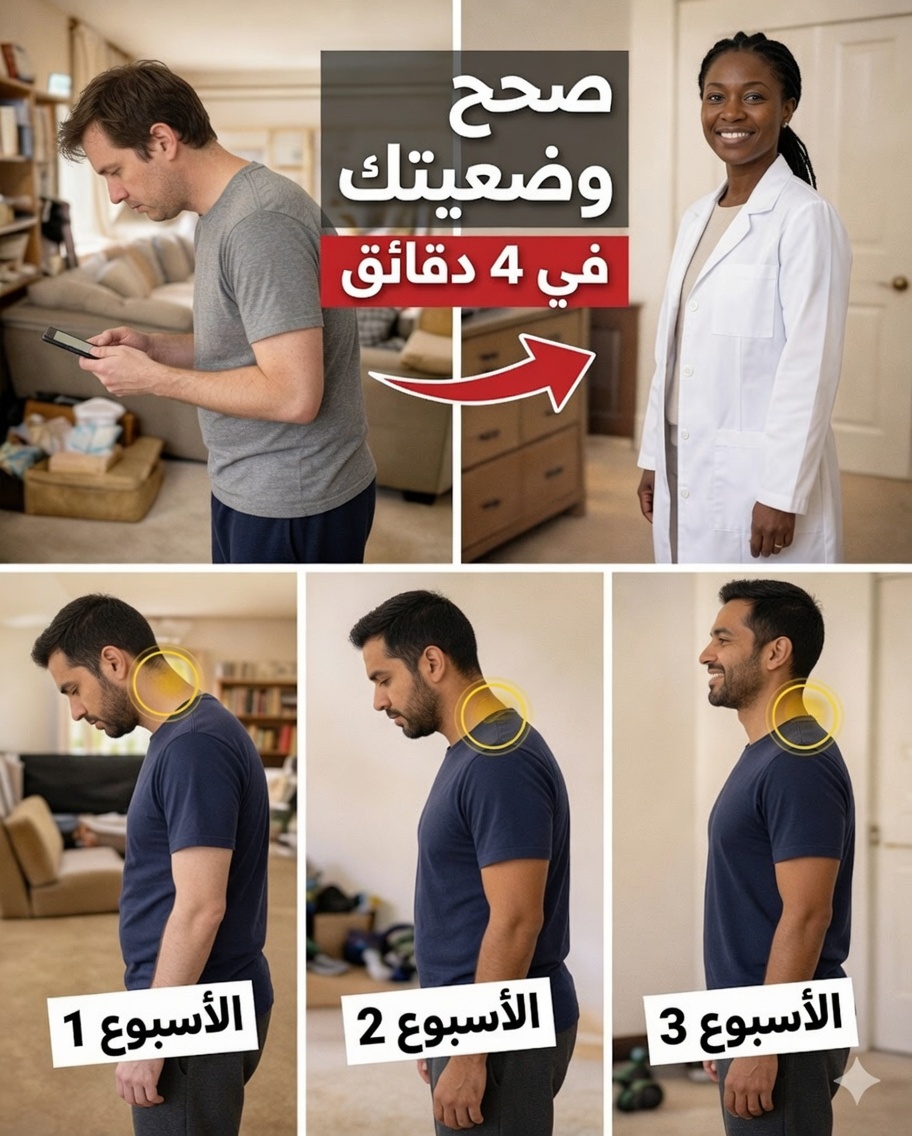 كيفية تصحيح وضعية تقدّم الرأس بعد سنّ الستين في 4 دقائق فقط – الروتين اللطيف الذي يوصي به أكبر طبيب سنًا في اليابان