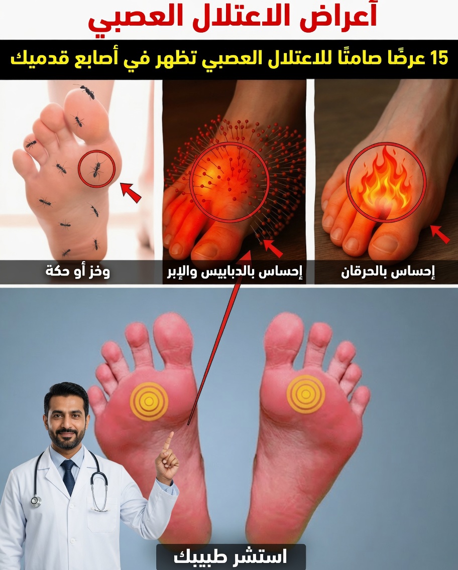 15 عرضًا صامتًا لاعتلال الأعصاب تبدأ في أصابع القدم: هل تتجاهل هذه العلامات التحذيرية المبكرة؟