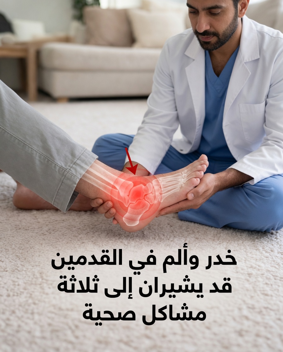 خدر وألم في القدمين: 3 مشاكل صحية لا يجب تجاهلها