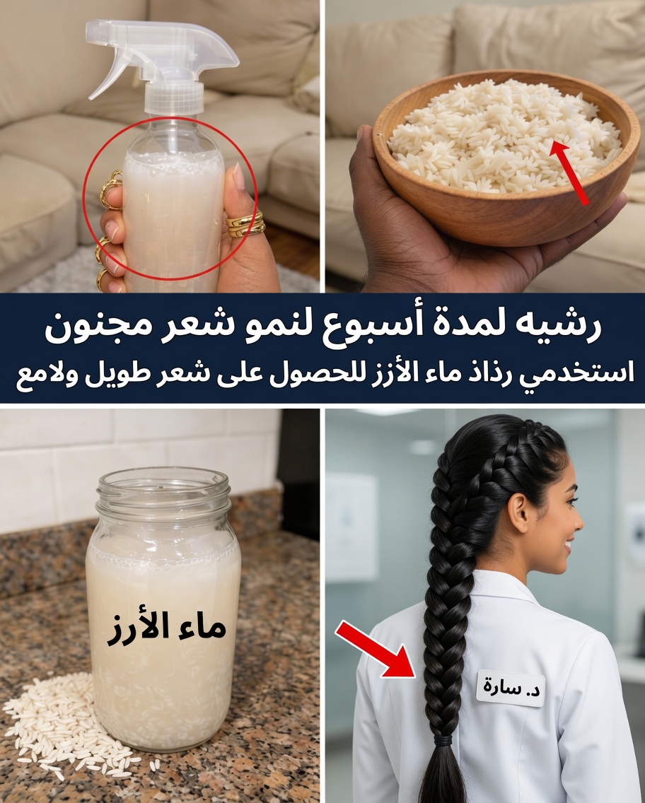 حوّلي شعركِ في 30 يومًا: القوة المدهشة لماء الأرز