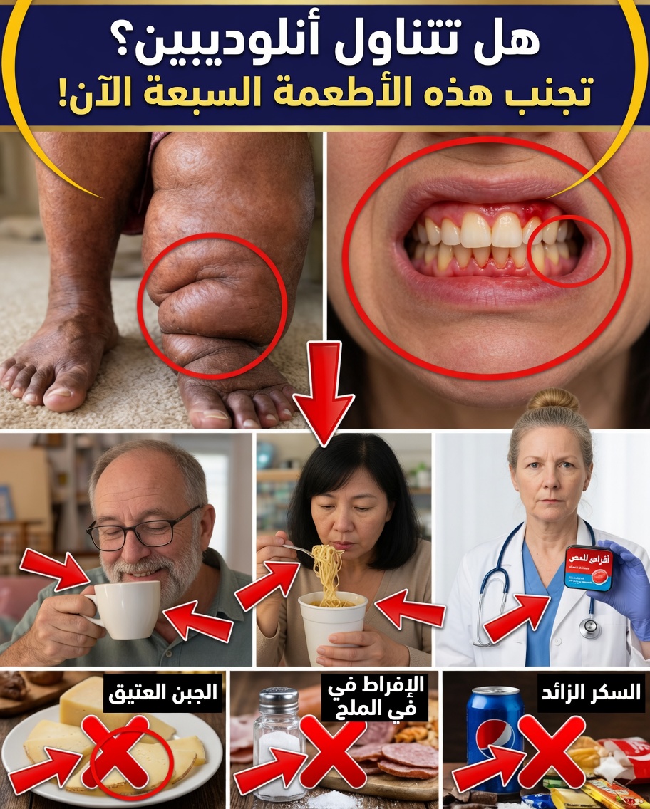 7 أطعمة قد تُفاقم بصمت الآثار الجانبية للأملوديبين — وبدائل بسيطة لتشعر بتحسّن أسرع