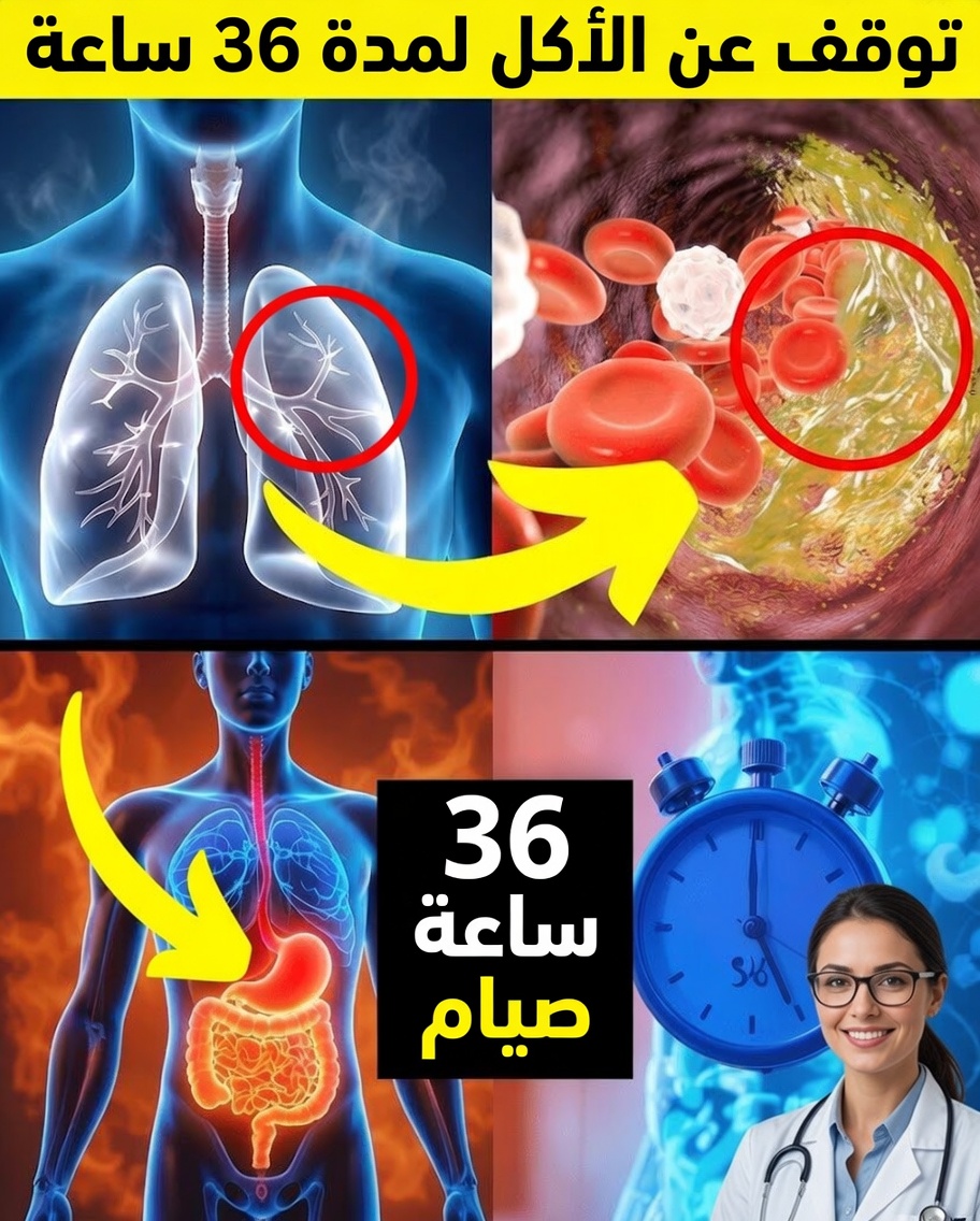 الأطباء لا يقولون كل شيء! ماذا يحدث عندما تبقى 36 ساعة دون أكل