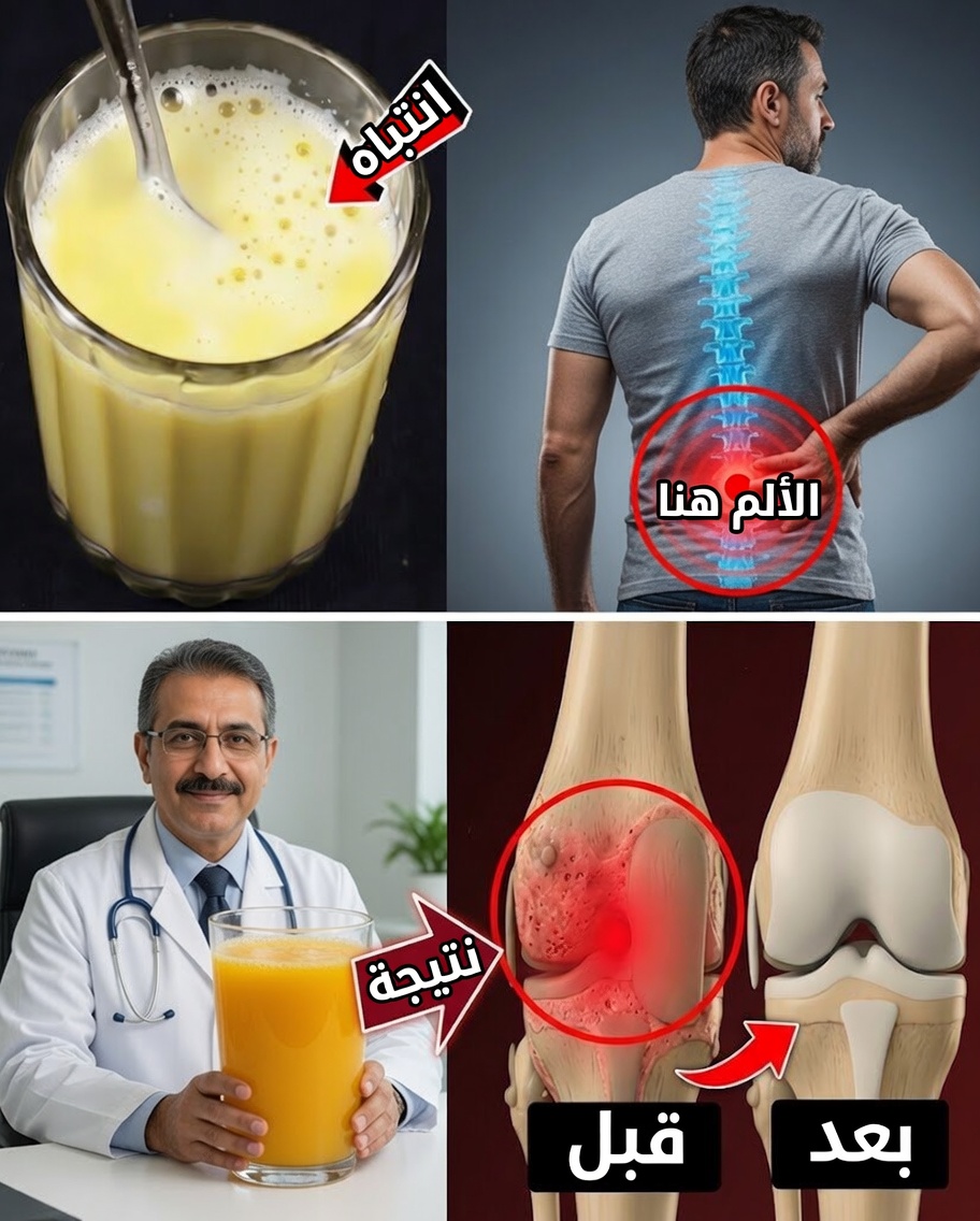 تخفيف آلام الركبة يبدأ بهذا المشروب الطبيعي القوي