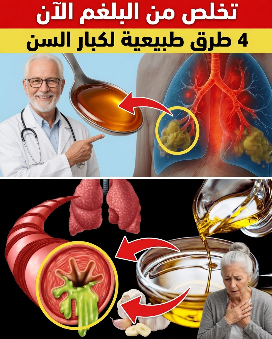 تحذير طبيب ياباني يبلغ من العمر 92 عامًا: تخلّص من المخاط الشفاف الآن وإلا خاطر بفقدان قوة الرئتين بعد سنّ الستين (طرق طبيعية فعّالة حقًا)