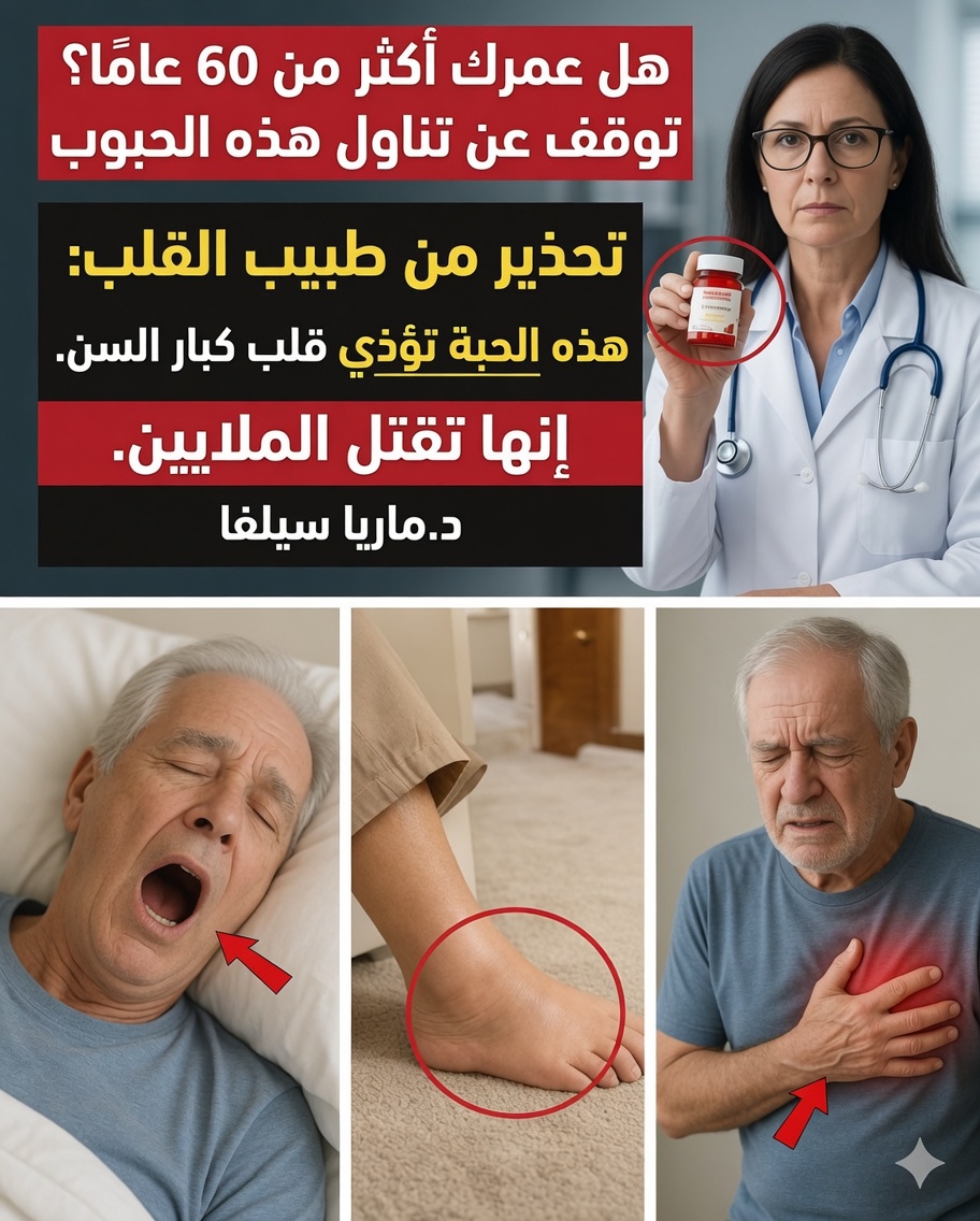 5 أدوية شائعة قد تؤثر بصمت على صحة القلب بعد سن الستين – وما الذي ينبغي فعله لاحقًا