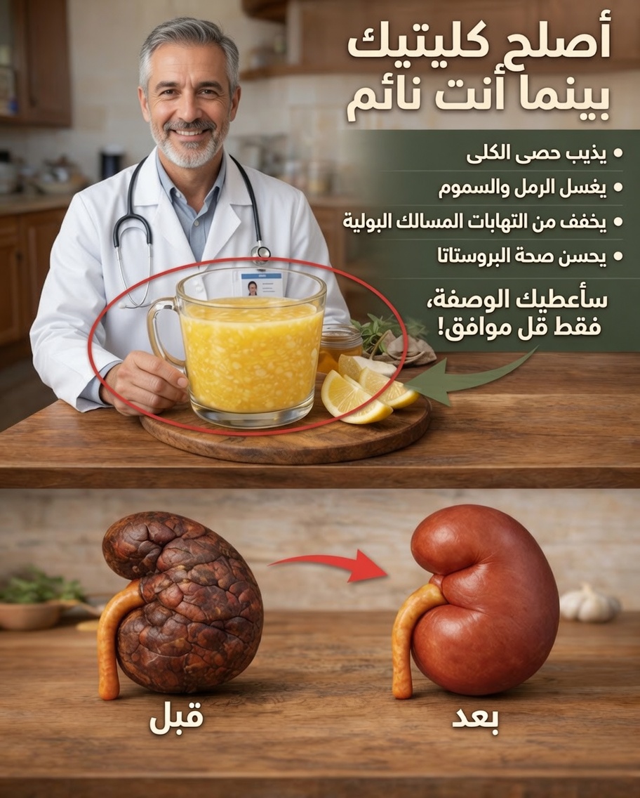 مشروب طبيعي لدعم الكلى والمسالك البولية والبروستاتا (وصفة + فوائد)