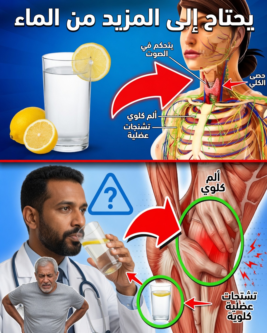 8 علامات تشير إلى أن جسمك يتوسل للحصول على المزيد من الماء
