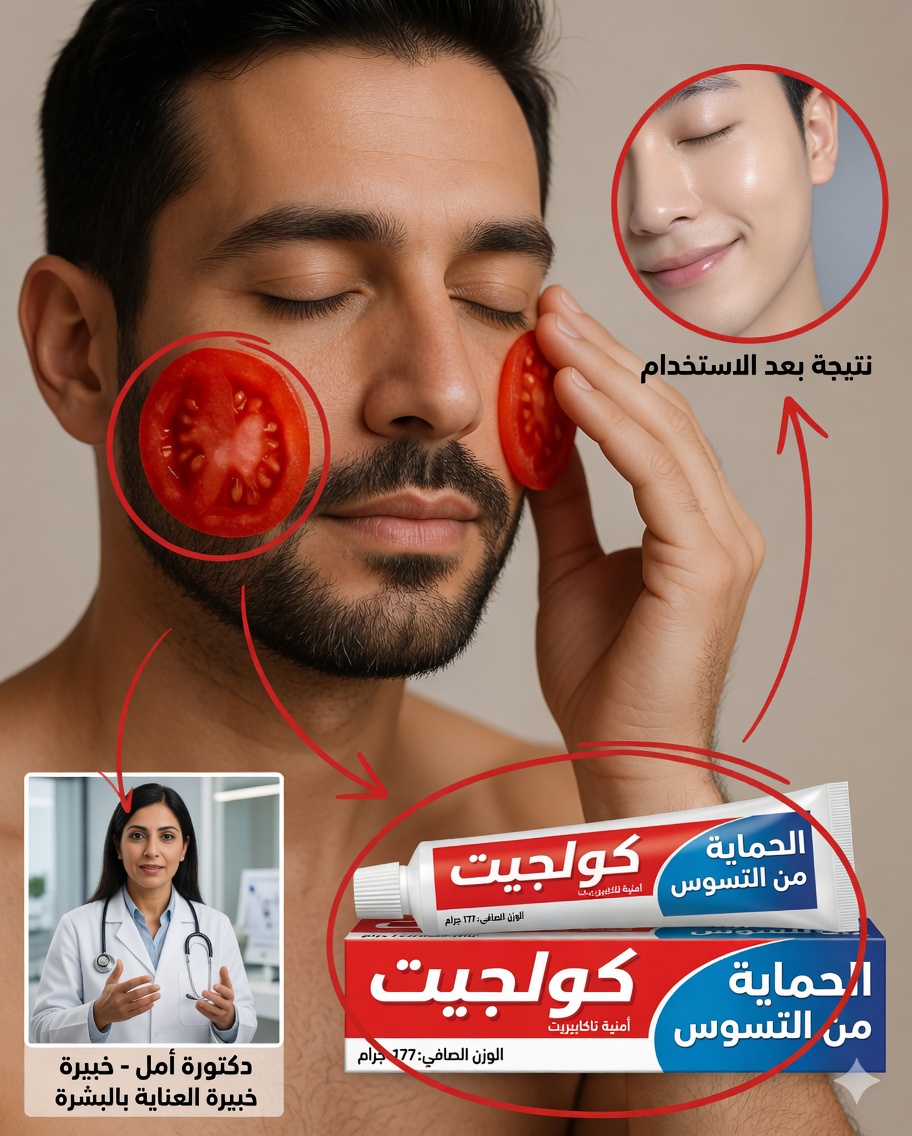 حيلة باستخدام معجون أسنان كولجيت لبشرة أكثر إشراقًا ونضارة