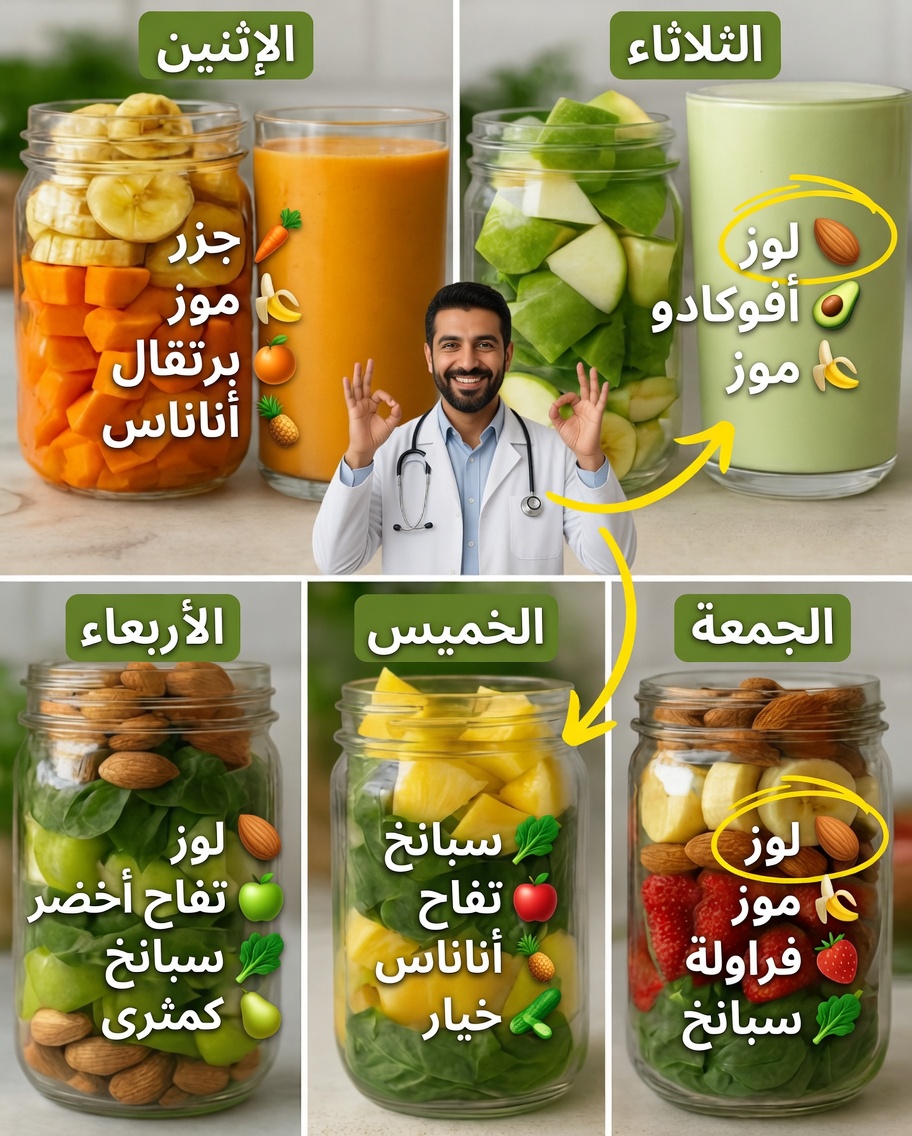 7 وصفات سموذي نابضة بالحيوية لكل يوم من أيام الأسبوع