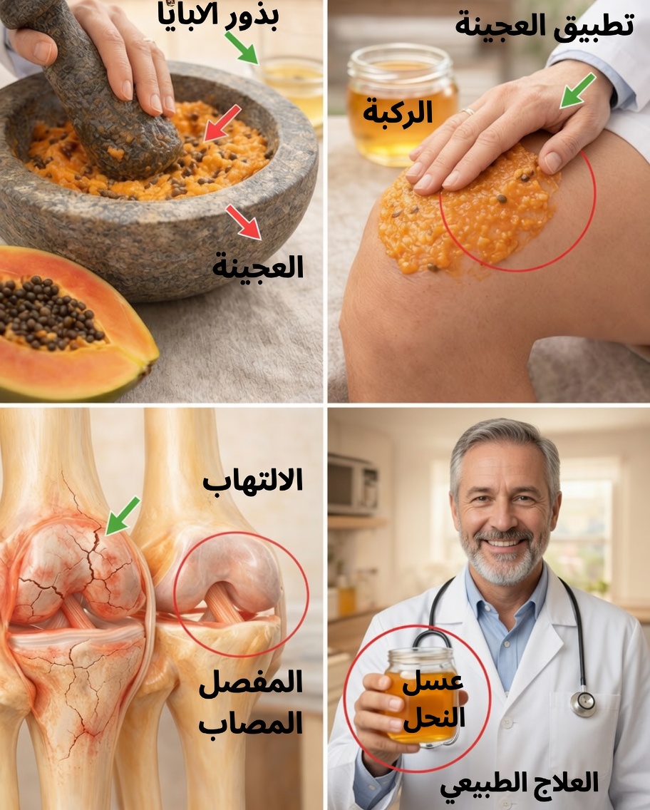 بذور البابايا: طريقة طبيعية لتخفيف الانزعاج في الركبتين والظهر والعمود الفقري