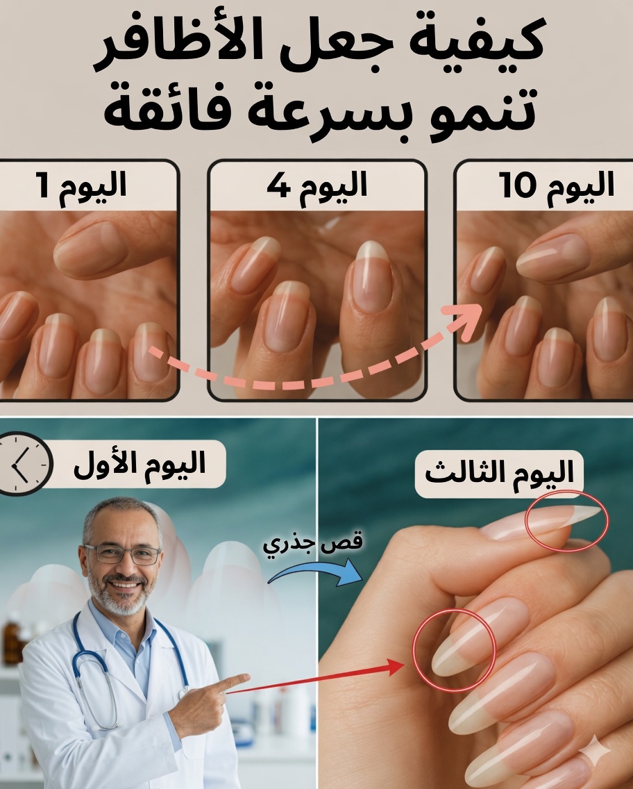 كيفية جعل الأظافر تنمو خلال يومين فقط