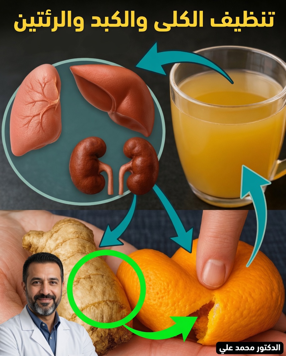 أطلق العنان لقوة اليوسفي والجوز والزنجبيل لتنظيف كليتيك وكبدك ورئتيك