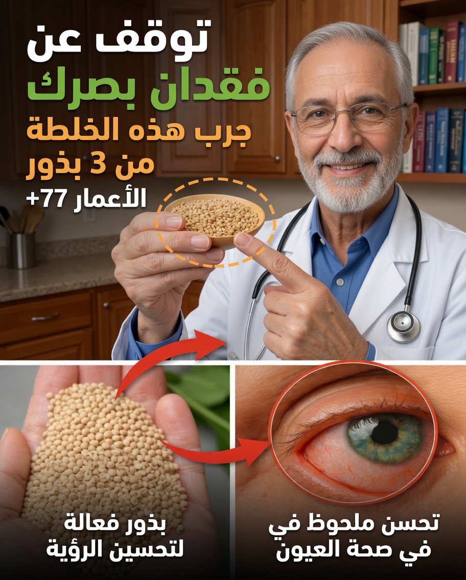 تناول هذه البذرة وشاهد تحسن بصرك — خاصة بعد سن الستين!