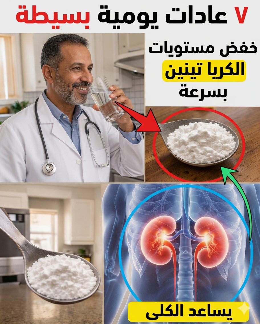 7 عادات يومية بسيطة لتقليل الكرياتينين بسرعة وتجنب غسيل الكلى