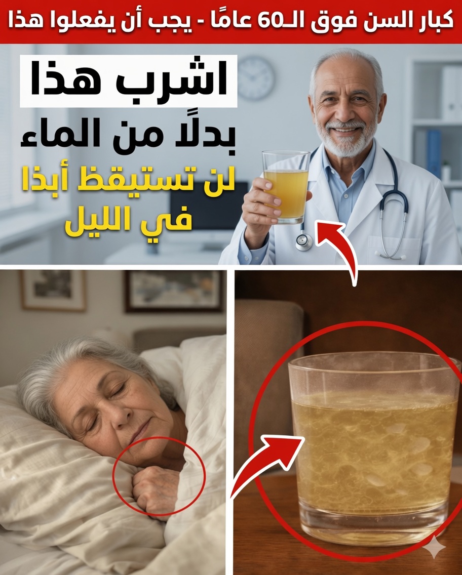 IDOSOS: لا تستطيع النوم طوال الليل؟ اشرب هذا بدلًا من الماء لنوم عميق وفوري