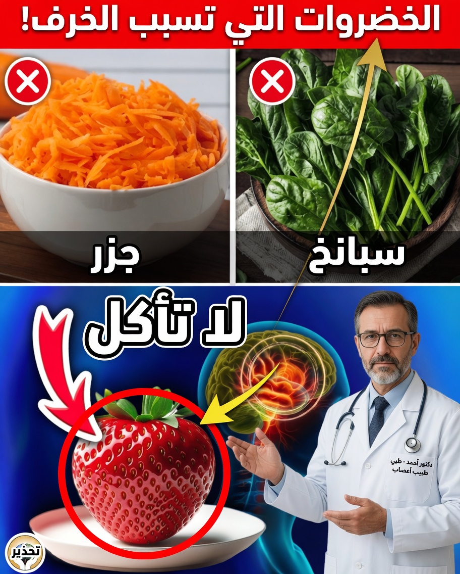 ٧ أسوأ الخضروات التي قد تضرّ الدماغ بعد سنّ الستين — الحقيقة المذهلة التي لا يعرفها إلا القليل