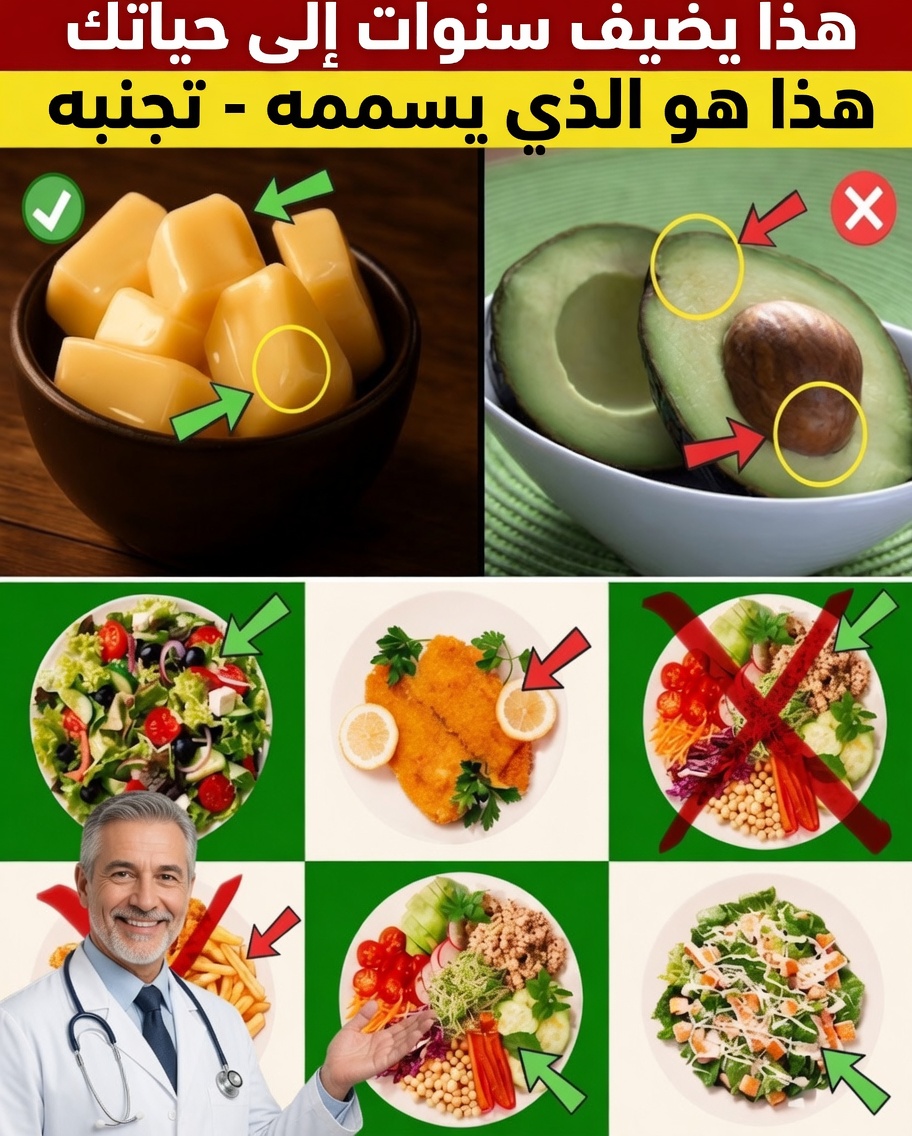 أكثر من 65 عامًا؟ 5 دهون خطيرة لا يجب أن تستهلكها أبدًا و5 دهون يجب أن تُدرجها في نظامك الغذائي!