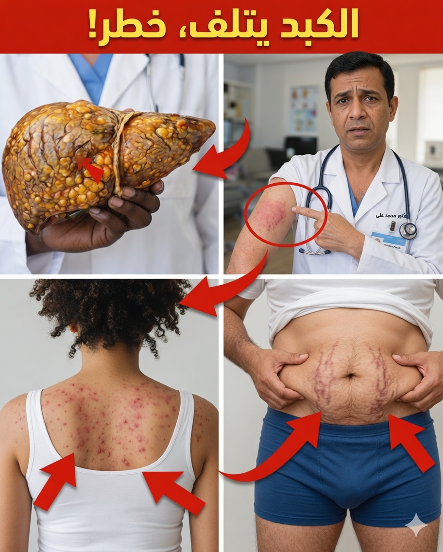 8 علامات خفية على أن كبدك قد يكون على وشك الفشل – لا تتجاهل هذه التحذيرات