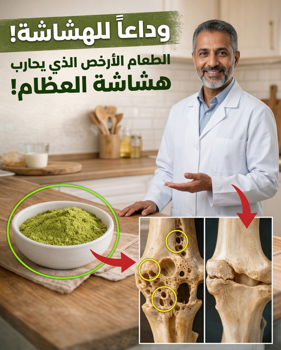 السوبرفوود الأرخص الذي يتجاهله كثير من كبار السن لتقوية العظام بعد سنّ الستين