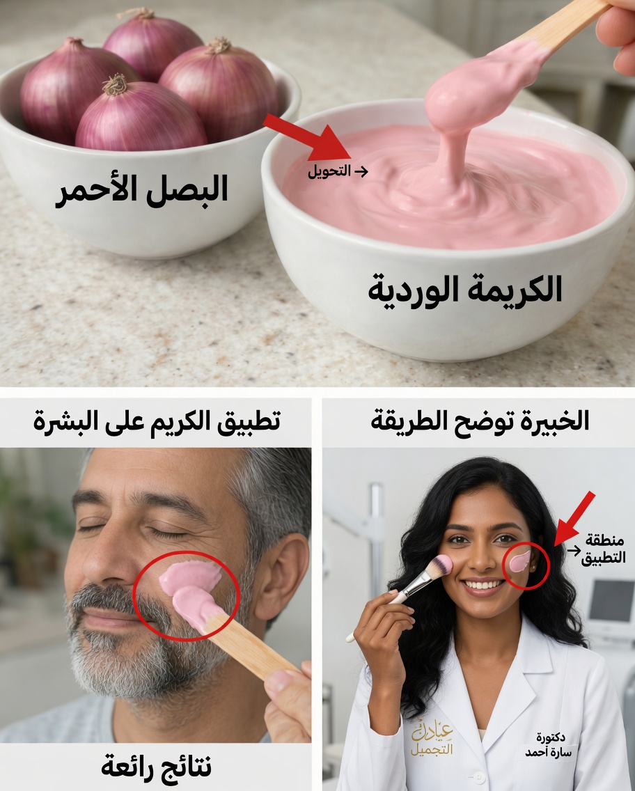 القوة المدهشة للبصل الوردي لبشرة أكثر نعومة وشبابًا