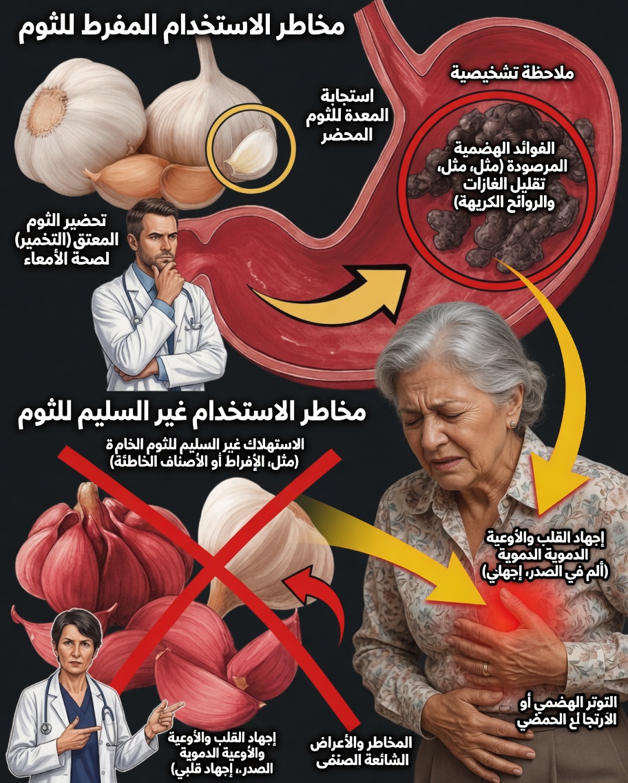 تناول الثوم بالطريقة الصحيحة: 8 أخطاء شائعة تدمّر فوائده الصحية