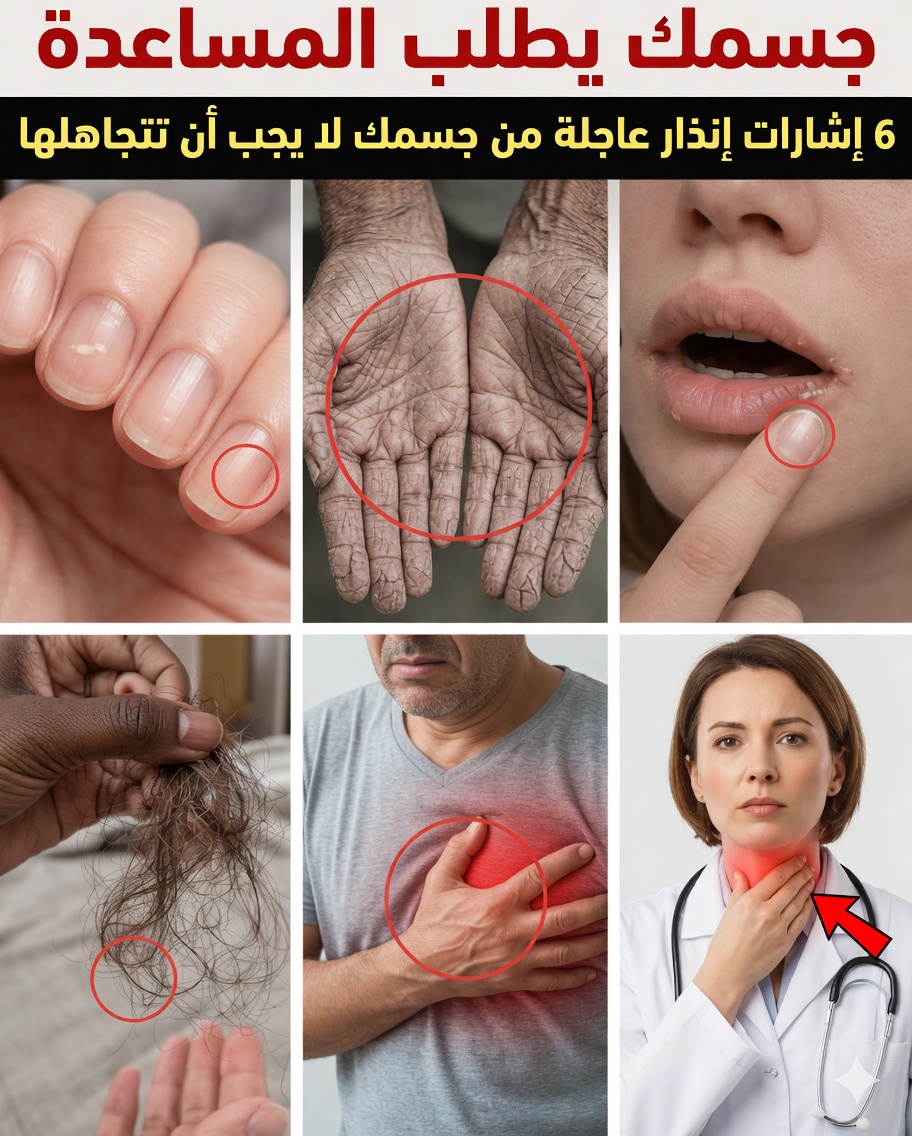 ٦ إشارات دقيقة من الجسم لا يجب تجاهلها لحماية صحتك على المدى الطويل