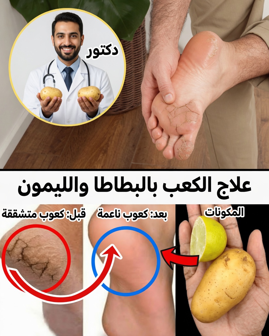 الأسرار المكشوفة: خدعة البطاطا التي يمكن أن تحول الكعوب المتشققة إلى بشرة ناعمة وحريرية