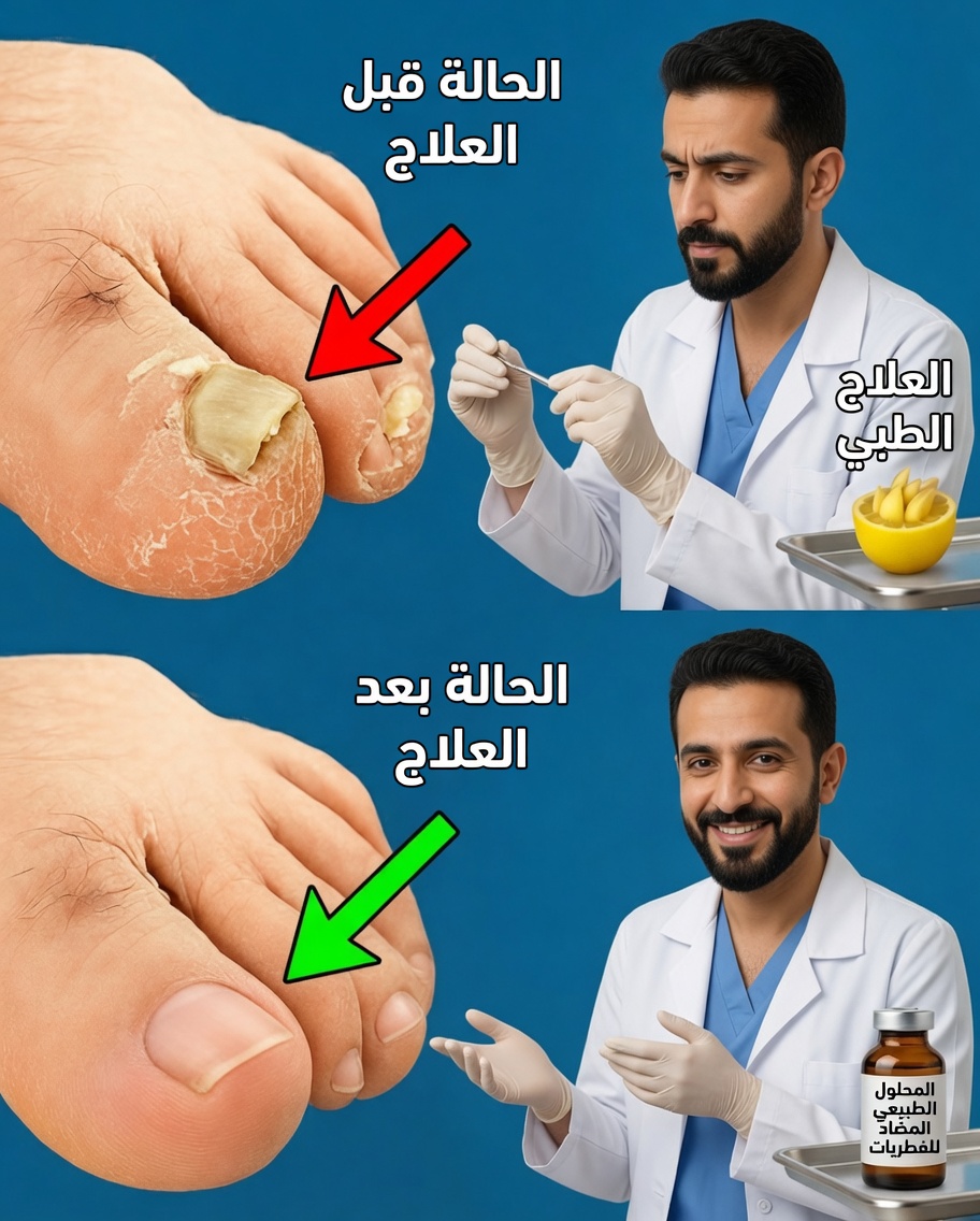 فطريات الأظافر إلى الأبد؟ اكتشف هذا العلاج الطبيعي البسيط الذي قد يساعد قدميك