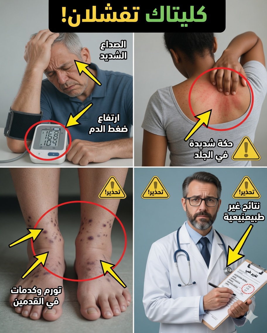 15 علامة تحذيرية مبكرة لمشكلات الكلى وعادات يومية لا ينبغي تجاهلها لحماية صحتك على المدى الطويل