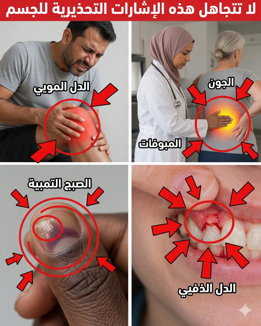 7 علامات صامتة في الجسم قد تشير إلى مشكلات صحية ولا يجب تجاهلها