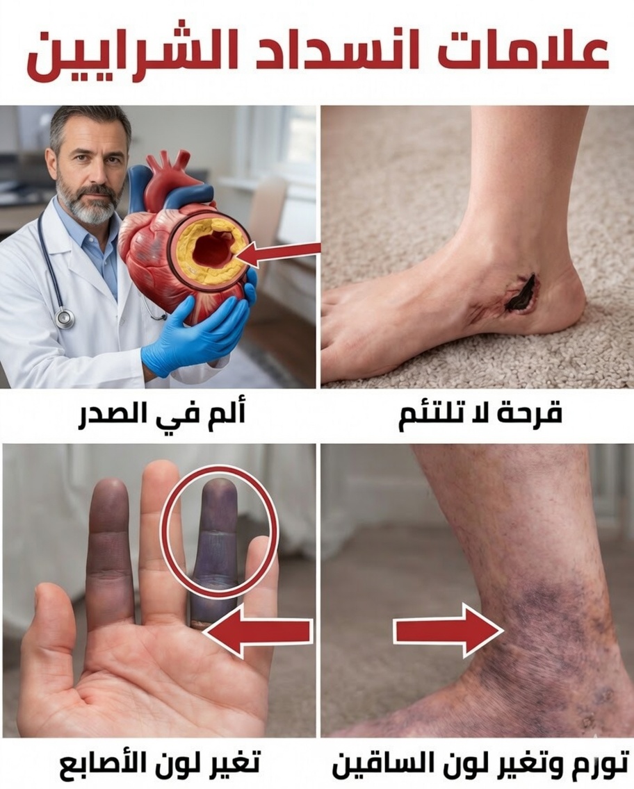 7 علامات تحذير مبكرة لانسداد الشرايين في الساقين والقدمين يجب أن تعرفها