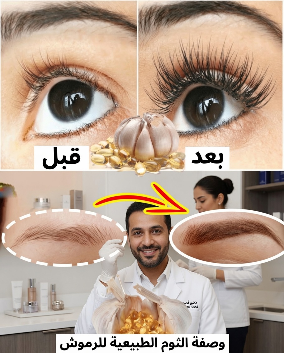 الثوم وفيتامين هـ: طريقة طبيعية بسيطة للحصول على حواجب أكثر كثافة ورموش أطول