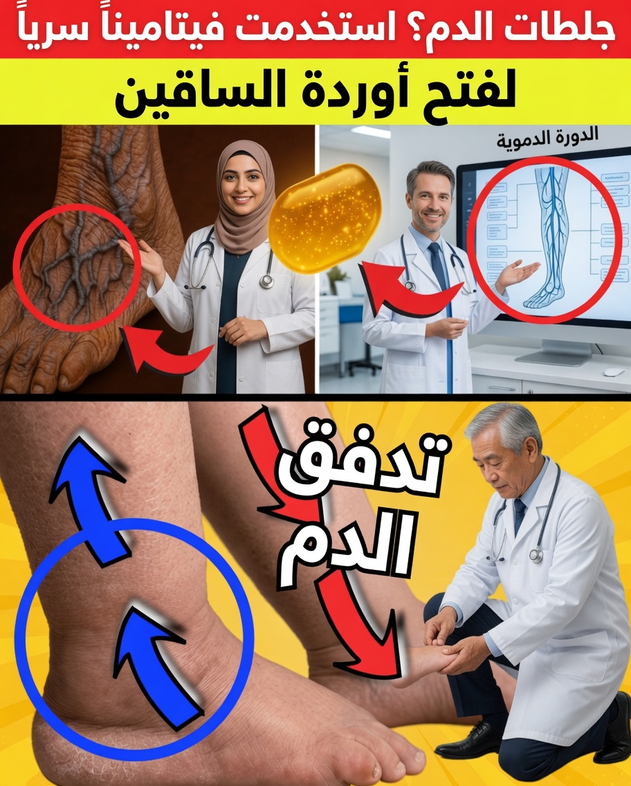 فيتامين د والجلطات الدموية: طريقة طبيعية لدعم الدورة الدموية الصحية بعد سن الستين