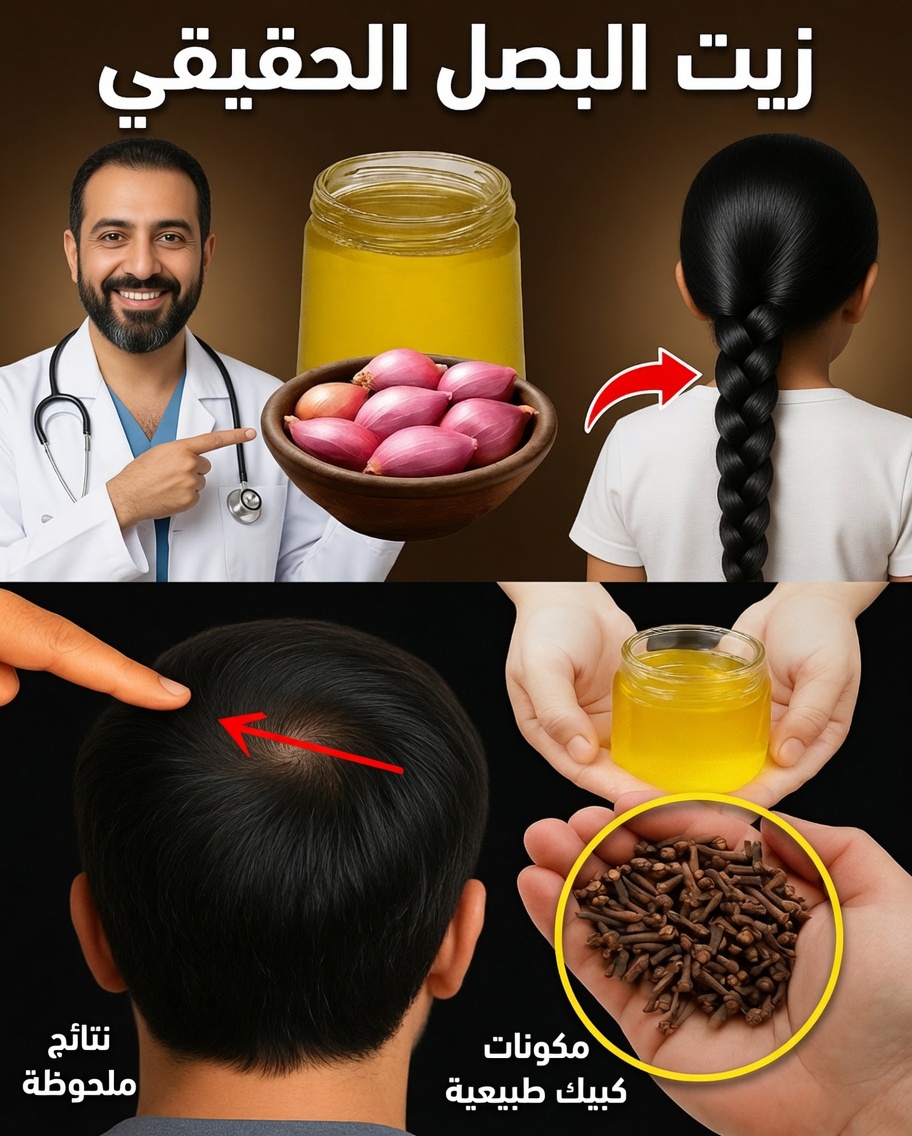 معجزة زيت البصل: كيف بدأت فراغات فروة رأسي تختفي خلال 16 يومًا فقط