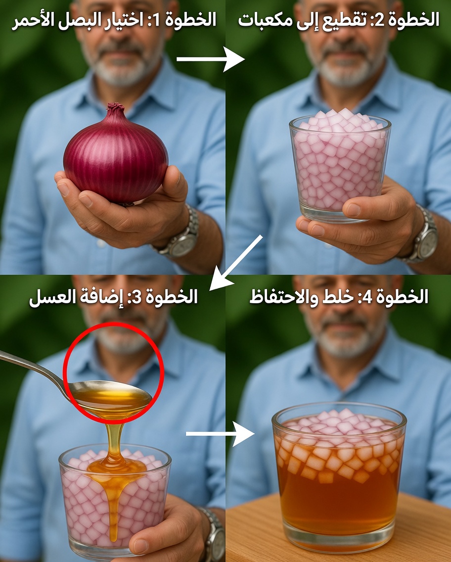 مشروب طبيعي من البصل مع العسل يمكن أن يزيد الشغف والحميمية