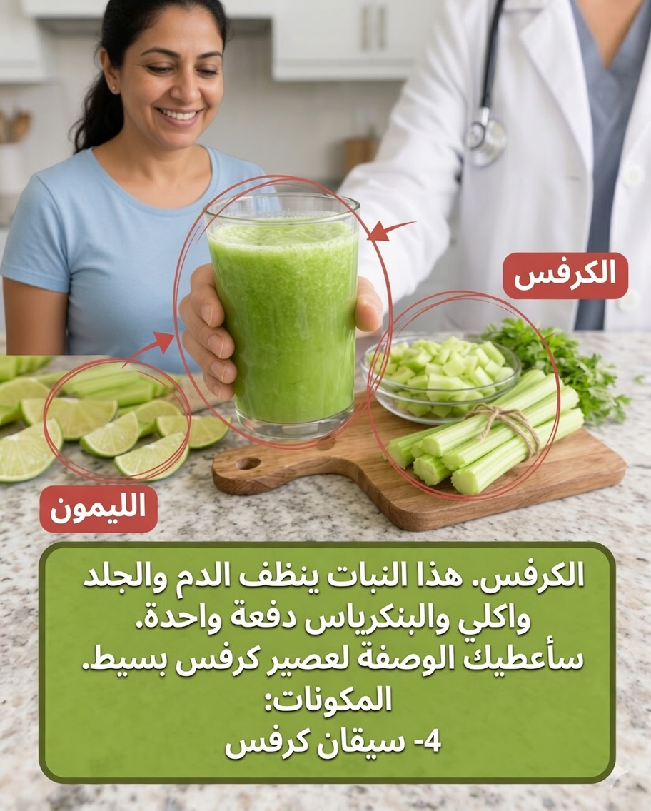 عصير الكرفس أم الكرفس كاملًا؟ ما الذي يمكنه حقًا دعم رفاهيتك اليومية