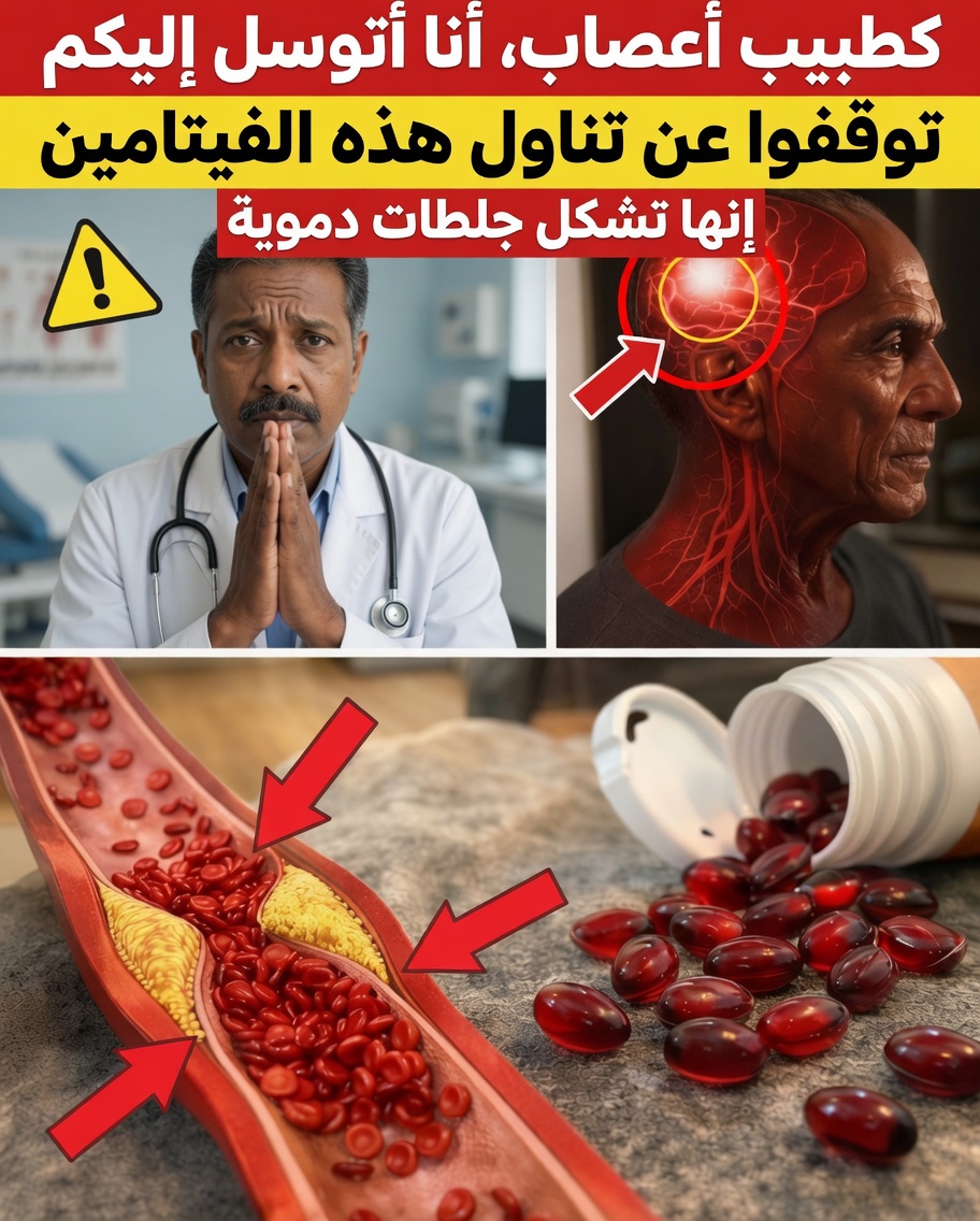 كطبيب أعصاب، صُدمت: هذا الفيتامين قد يزيد خطر الإصابة بالسكتة الدماغية بين ليلة وضحاها