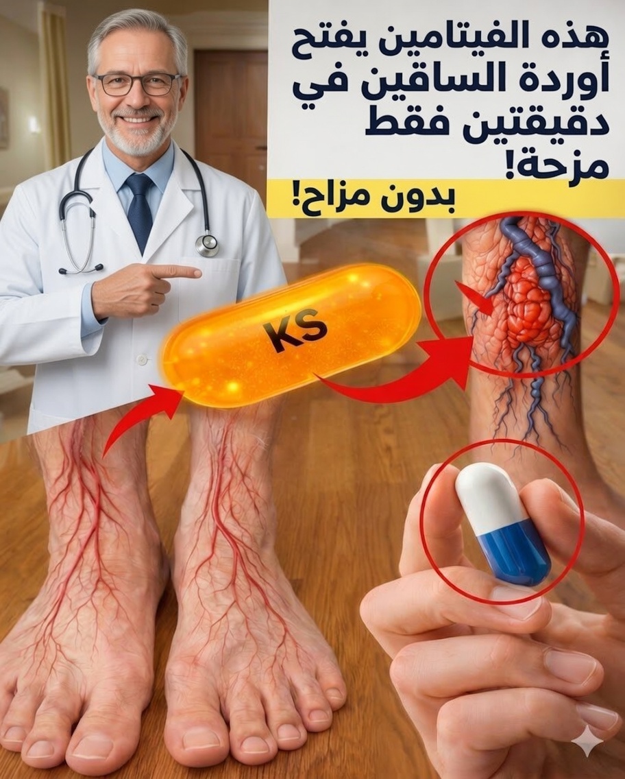 اكتشف الفيتامين الذي يمكن أن يساعد في تحسين الدورة الدموية في الساقين