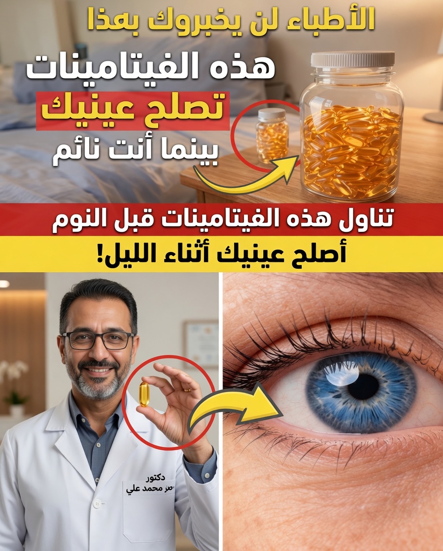 هل عمرك أكثر من 60؟ هذه الفيتامينات الثلاث ليلًا قد تساعد في دعم رؤية أكثر صحة أثناء نومك