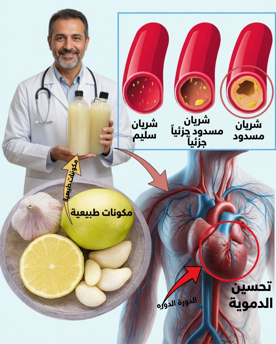 عصير طبيعي يمكن أن يساعد في تقليل اللويحات في الشرايين وتحسين الدورة الدموية