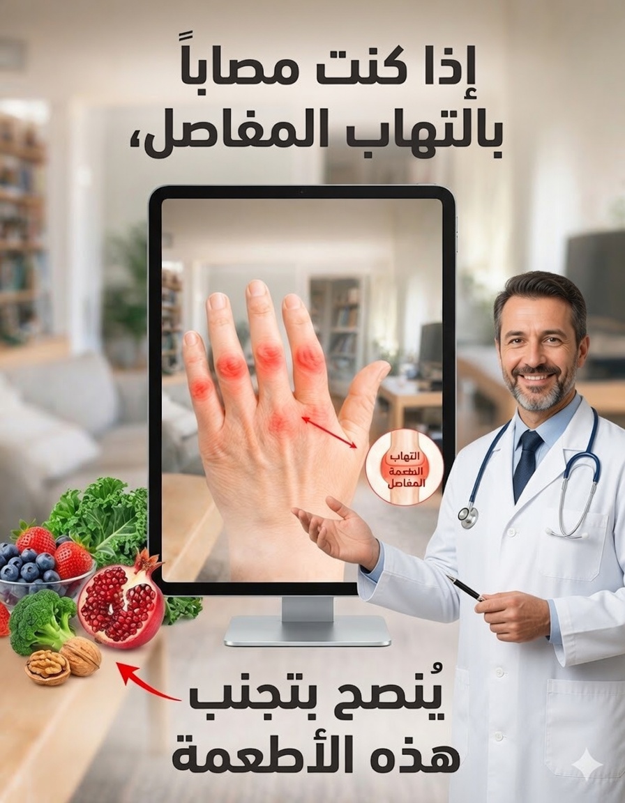 الأطعمة التي يجب عليك تجنبها إذا كنت تعاني من التهاب المفاصل لتقليل الألم والالتهاب